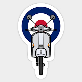 Mod Scooter Roundel Design Sticker